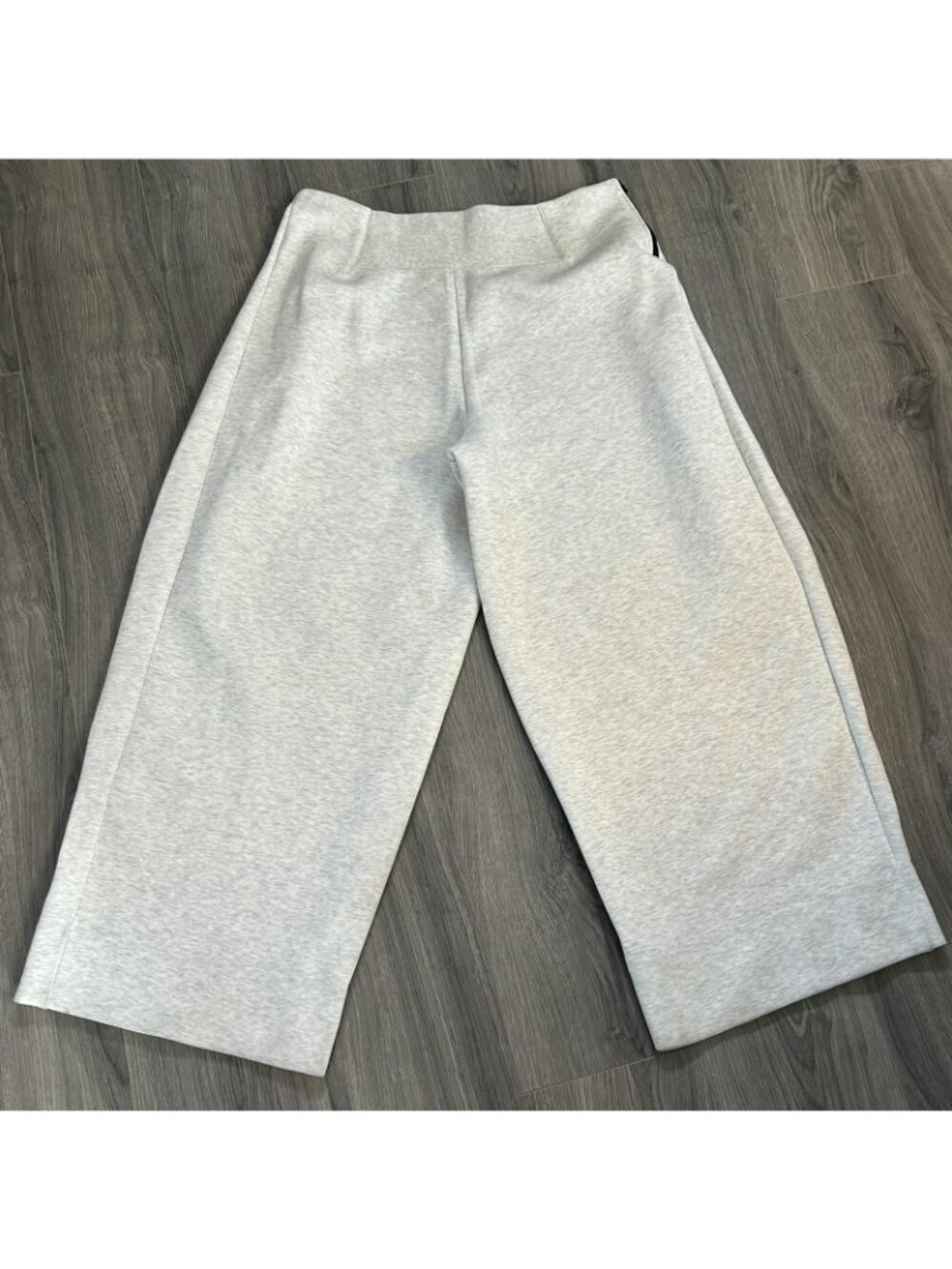 Nike Sweatpants Womens XL Gray Wide Leg Knit Baggy Lounge Pleated Tech Fleece - Picture 2 of 14